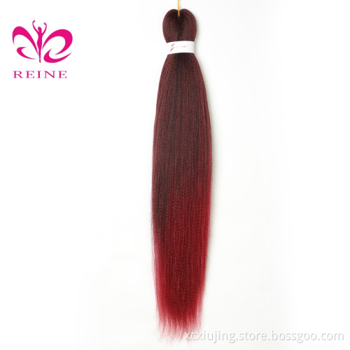 REINE Pre-stretched Professional  Braiding Hair Perm Yaki Jumbo Braids japanese Synthetic Hair Hot Water